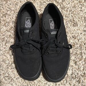 Vans Classic Black Lace-Up Sneakers